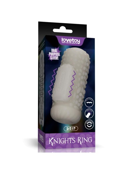 Knights Ring Funda para el Pene y Estimulador Drip