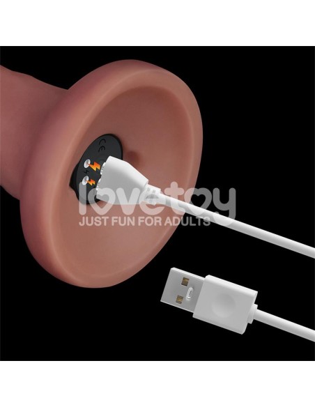 Dildo Dual Density con Vibracion 8