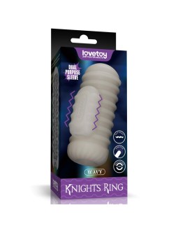 Knights Ring Funda para el Pene y Estimulador Wavy