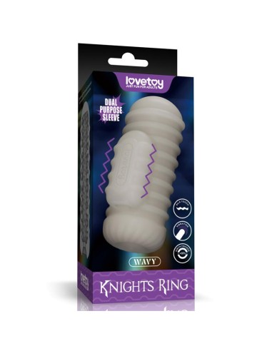 Knights Ring Funda para el Pene y Estimulador Wavy