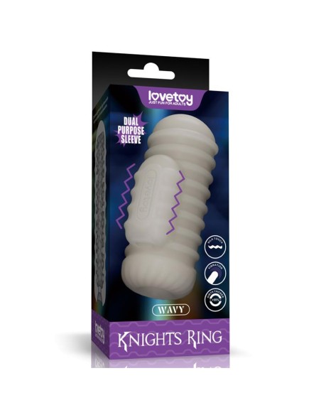 Knights Ring Funda para el Pene y Estimulador Wavy