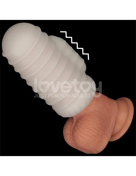 Knights Ring Funda para el Pene y Estimulador Wavy