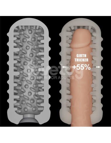 Knights Ring Funda para el Pene y Estimulador Wavy