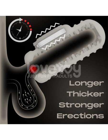 Knights Ring Funda para el Pene y Estimulador Wavy