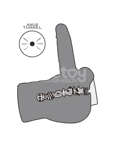 Streetgirls 15 Masturbador con Dildo Articulable