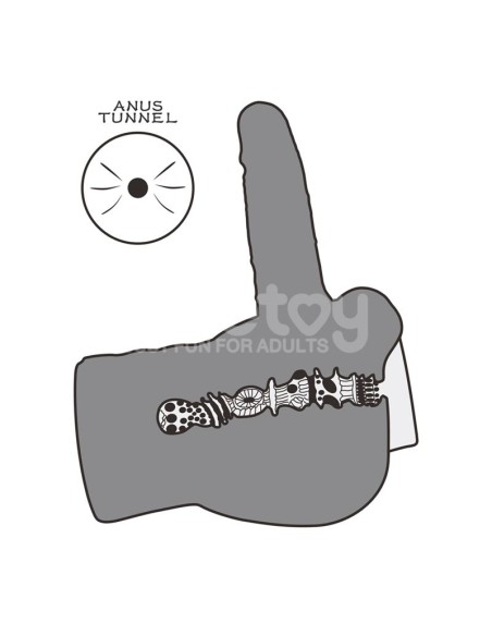 Streetgirls 15 Masturbador con Dildo Articulable