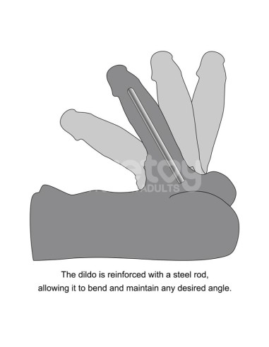 Streetgirls 15 Masturbador con Dildo Articulable