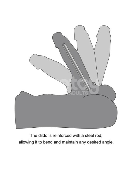 Streetgirls 15 Masturbador con Dildo Articulable