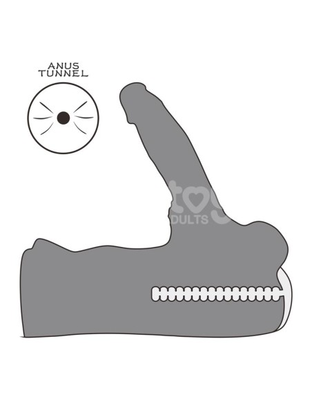 Streetgirls 15 Masturbador con Dildo Articulable