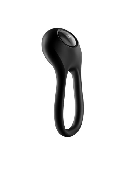 Anillo para el Pene Majestic Duo USB Negro