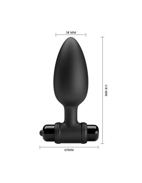 Plug Anal con Vibracion Vibra Butt Plug II USB