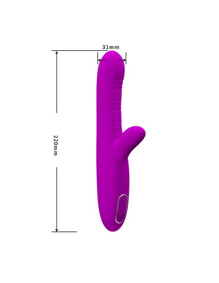 Angelique Vibrador con Movimiento Finger USB
