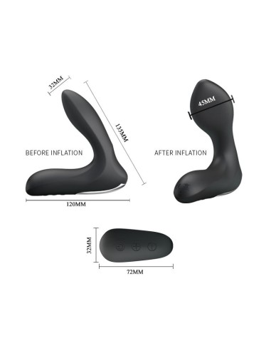 Nasreddin Estimulador Anal con Inflado USB