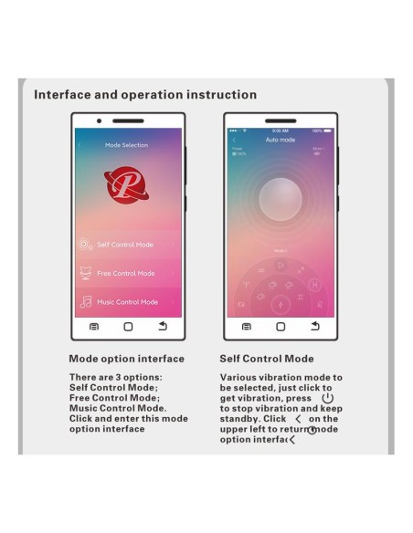 Kirk Huevo Vibrador con APP Movil Silcona USB