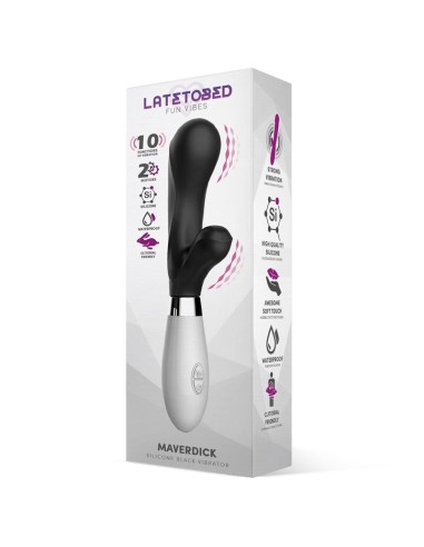 Maverdick Vibrador Silicona Negro