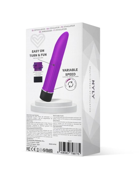 Nyly Estimulador Multi Velocidad Purpura Nyly Estimulador Multi Velocidad Purpura