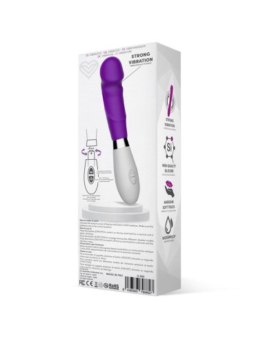 Louver Vibrador Silicona Purpura