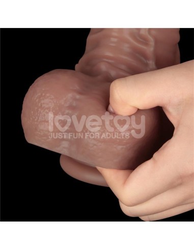 Dildo Dual Layered Articulable XXL 16