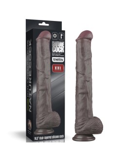 Dildo Dual Layered Articulable XXL 145