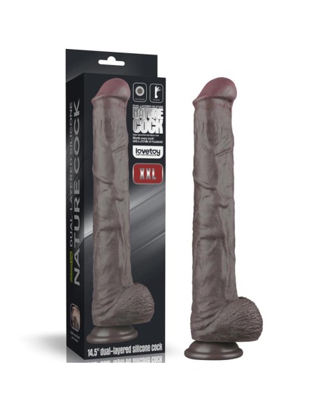 Dildo Dual Layered Articulable XXL 145
