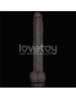 Dildo Dual Layered Articulable XXL 145 2