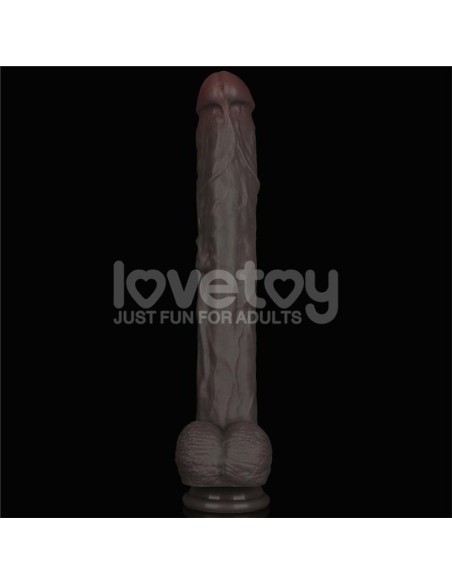 Dildo Dual Layered Articulable XXL 145