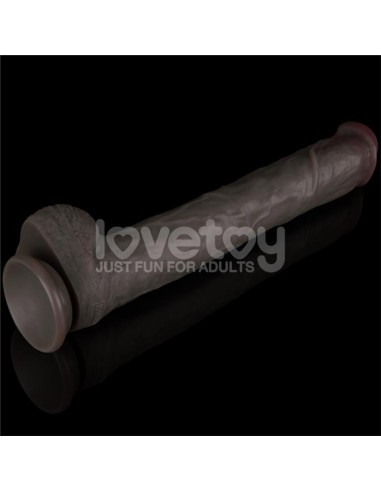 Dildo Dual Layered Articulable XXL 145
