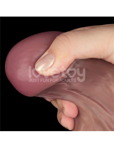 Dildo Dual Layer Articulable XXL 145