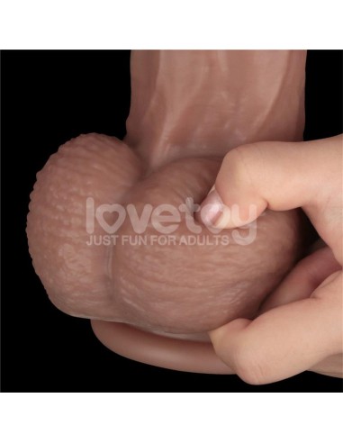 Dildo Dual Layer Articulable XXL 145