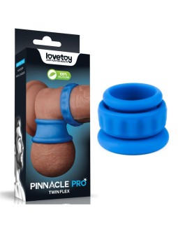 Pinnacle Pro Twin Flex Stretcher Anillo Doble para el Pene