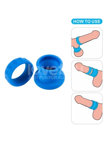 Pinnacle Pro Twin Flex Stretcher Anillo Doble para el Pene