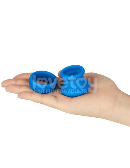 Pinnacle Pro Twin Flex Stretcher Anillo Doble para el Pene