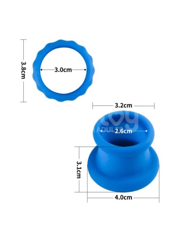 Pinnacle Pro Twin Flex Stretcher Anillo Doble para el Pene