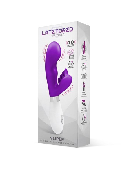 Sliper Vibrador Conejito Silicona Purpura Sliper Vibrador Conejito Silicona Purpura