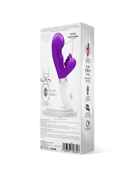 Sliper Vibrador Conejito Silicona Purpura Sliper Vibrador Conejito Silicona Purpura