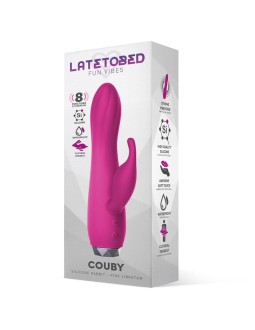 Couby Vibrador de Conejito Silicona Rosa 2