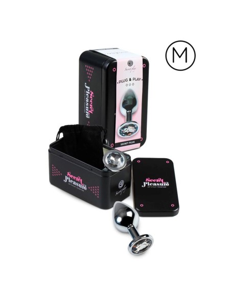 Plug Anal Talla M Transparente Plug Anal Talla M Transparente