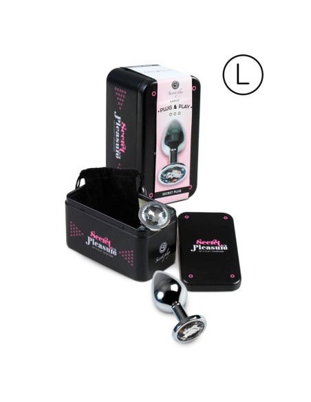 Plug Anal Talla L Transparente Plug Anal Talla L Transparente