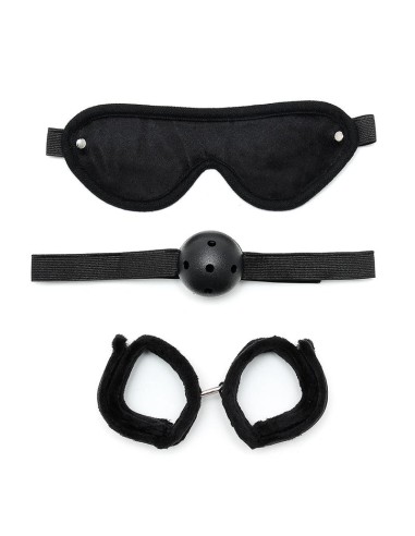 Rimba Bondage Play Set de Bondage 3 Piezas Color Negro