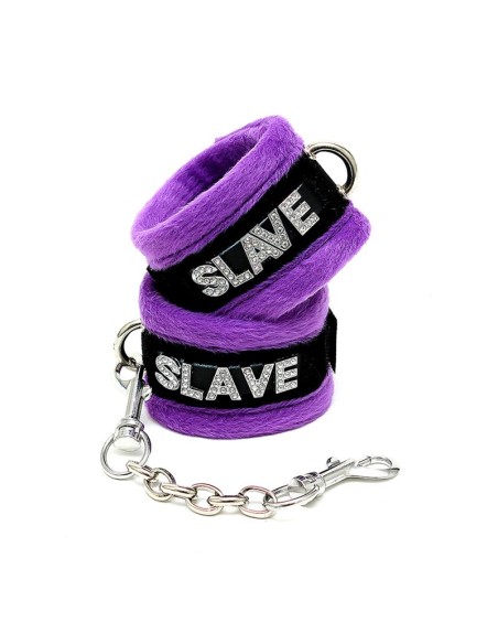 Rimba Bondage Play Esposas y Antifaz Color Purpura Rimba Bondage Play Esposas y Antifaz Color Purpura