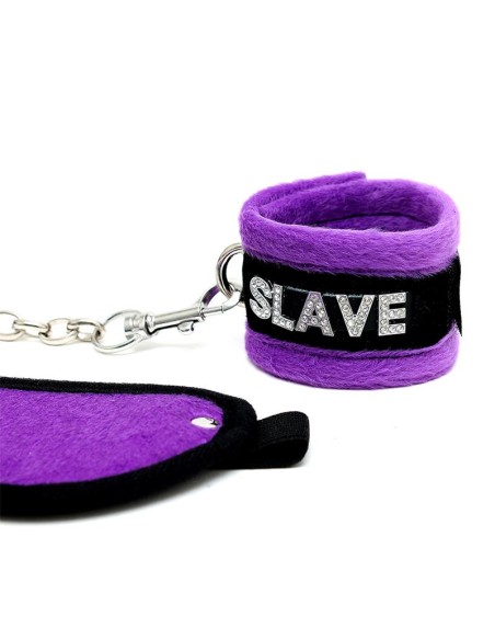 Rimba Bondage Play Esposas y Antifaz Color Purpura Rimba Bondage Play Esposas y Antifaz Color Purpura