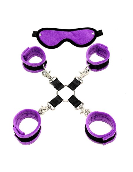 Rimba Bondage Play Set de Bondage Color Purpura Rimba Bondage Play Set de Bondage Color Purpura