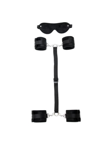 Ataduras con Mascara Ajustable Color Negro