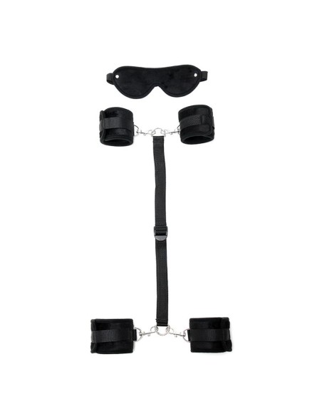 Ataduras con Mascara Ajustable Color Negro Ataduras con Mascara Ajustable Color Negro