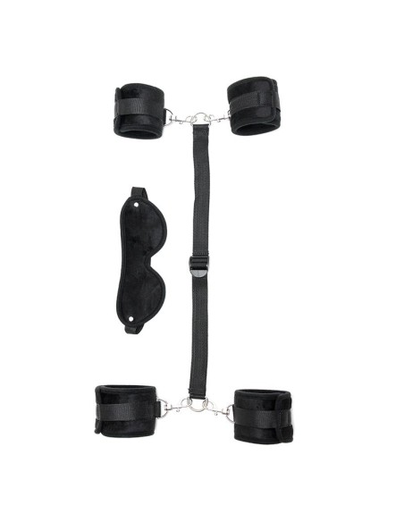 Ataduras con Mascara Ajustable Color Negro Ataduras con Mascara Ajustable Color Negro