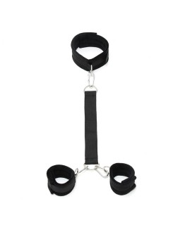 Collar con Esposas Ajustables Negro 2