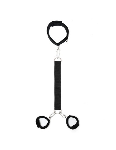 Collar con Esposas Ajustables Negro