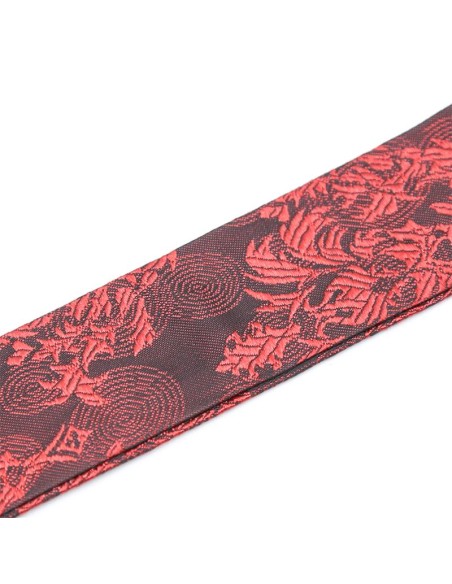 Mordaza de Bola Lisa Silicona Negro Rojo