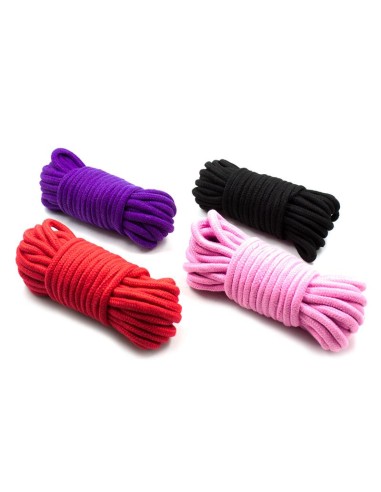 Cuerda de Bondage de Algodon 10 Metros Purpura
