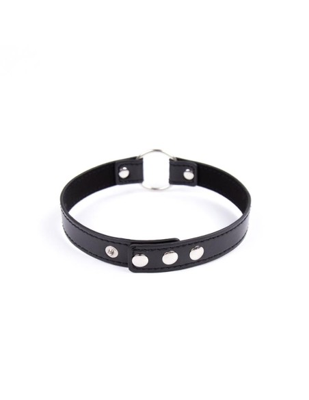 Collar con Aro Ajustable 382 cm Negro Collar con Aro Ajustable 382 cm Negro